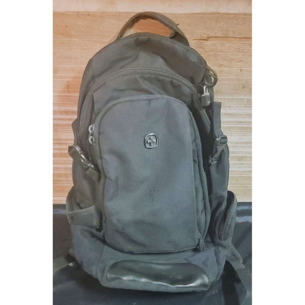 SwissGear Black Airflow Laptop Backpack Multi Compartment